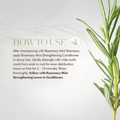 Mielle Organics Rosemary Mint Strengthening Conditioner with Biotin